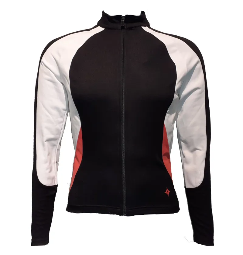 Specialized Argile  Ladies Wool Long Sleeve Jersey in Black White Red size Large